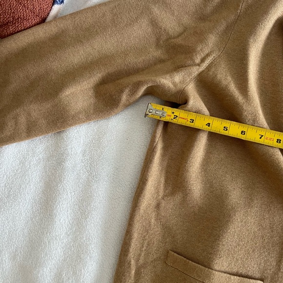 J. Crew $148 Cecile sweater blazer size XL heather khaki - Picture 9 of 13